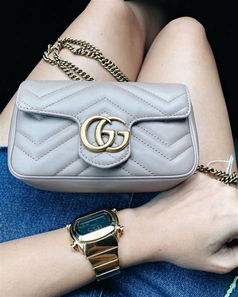 gucci marmont mini pouch|gucci marmont mini street style.